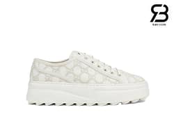 Giày Gucci Tennis 1977 GG Canvas White Best Quality