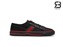 Giày Gucci Tennis 1977 Off The Grid Low Black Đen Đỏ Best Quality