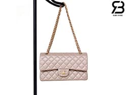 Túi Chanel Classic Medium Màu Xám Da Cừu 25CM Best Quality