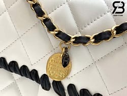Túi Chanel Flap Bag 2022 Trắng Da CalfSkin Siêu Cấp - 21 CM