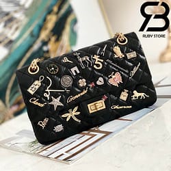Túi Chanel 2.55 Gold Metal Charm Best Quality Like Auth 99%