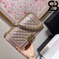 Túi Chanel Boy Pearl 25cm Best Quality Like Auth 99%