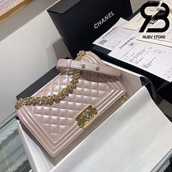 Túi Chanel Boy Pearl 25cm Best Quality Like Auth 99%