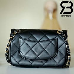 Túi Chanel Pearls Charms Mini Flap Bag AS2979 Màu Đen Siêu Cấp