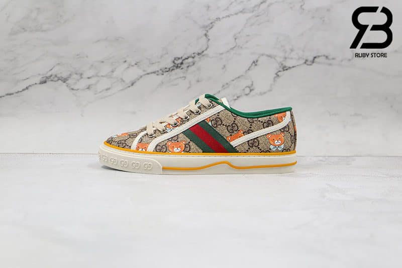 giay-gucci-1977-print-bear-best-quality-5 Giày Gucci Tennis 1977 Print Bear Best Quality Like Auth 99%