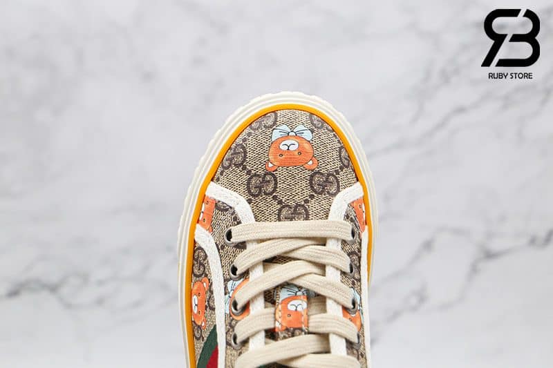giay-gucci-1977-print-bear-best-quality-7 Giày Gucci Tennis 1977 Print Bear Best Quality Like Auth 99%