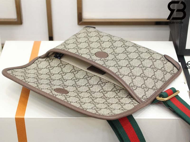 Túi Gucci Neo Vintage GG Supreme Belt Bag Nâu Best Qualit