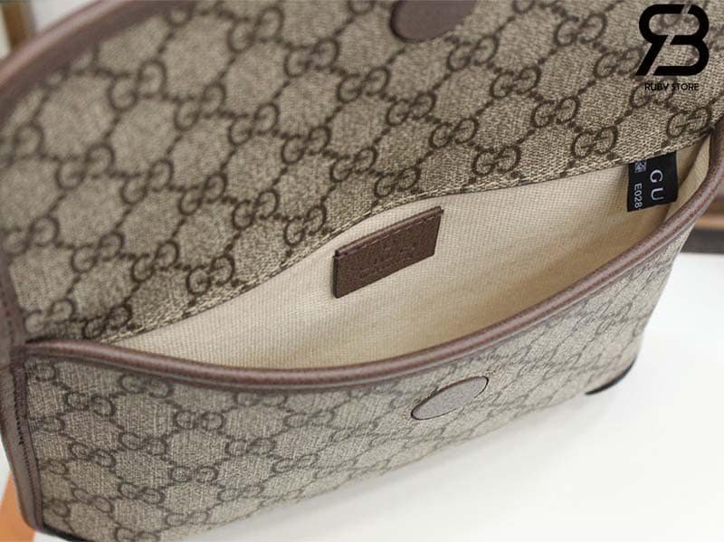 Túi Gucci Neo Vintage GG Supreme Belt Bag Nâu Best Qualit