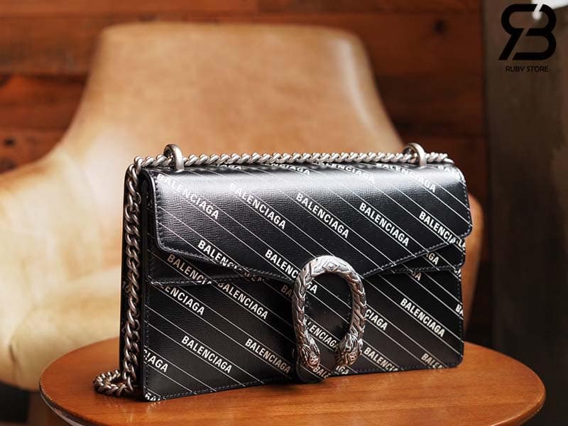 Túi Gucci & Balenciaga The Hacker Project Small Dionysus Bag Đen Best Quality