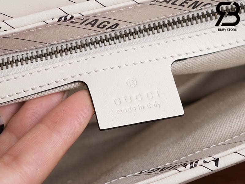 Túi Gucci & Balenciaga The Hacker Project Small GG Marmont Bag Trắng 26CM Best Quality