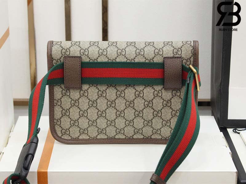 Túi Gucci Neo Vintage GG Supreme Belt Bag Nâu Best Qualit