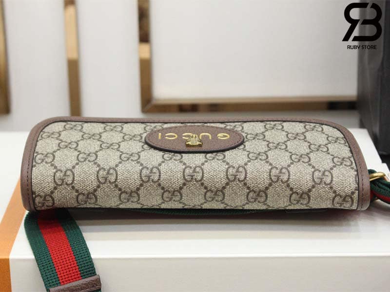 Túi Gucci Neo Vintage GG Supreme Belt Bag Nâu Best Qualit