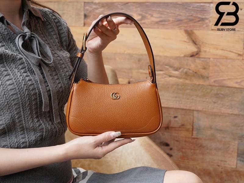 Túi Gucci Aphrodite Mini Shoulder Bag Nâu Leather Best Quality