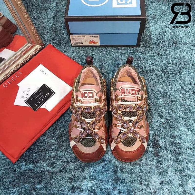 Giày Gucci Multicolor Flashtrek Sneakers siêu cấp