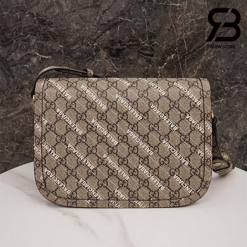 Túi Gucci & Balenciaga The Hacker Project Small Gucci Horsebit 1955 Beige 25CM Best Quality