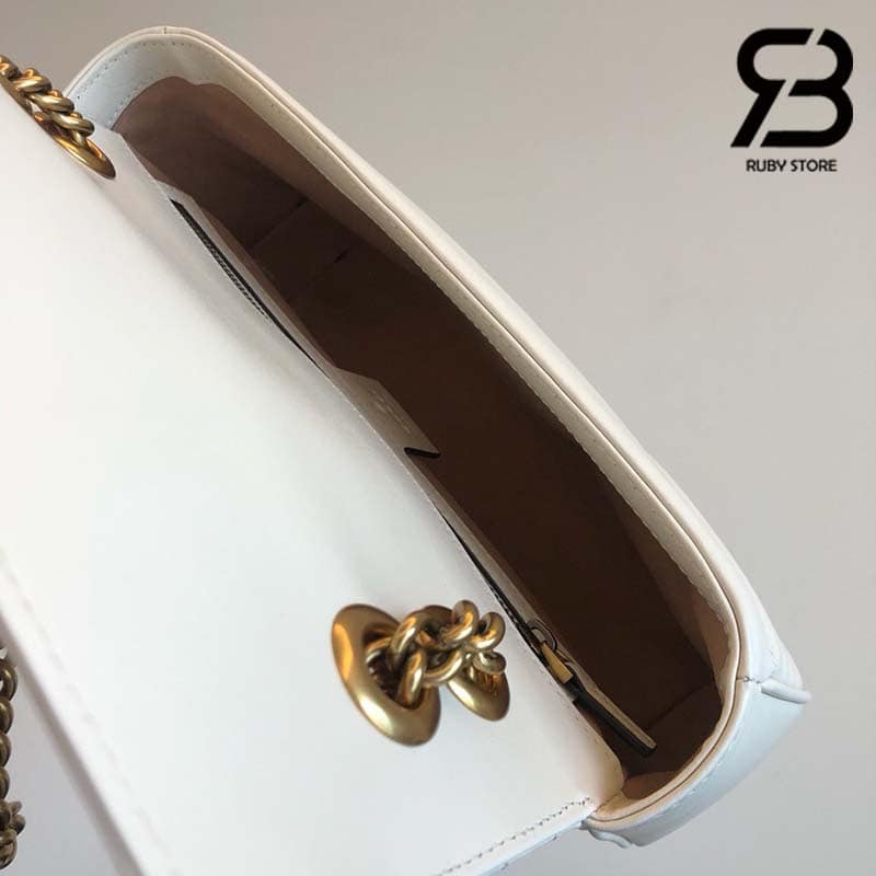 Túi Gucci GG Marmont Small Shoulder Bag Trắng 26CM Best Quality