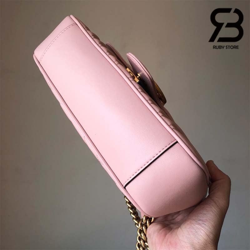 Túi Gucci GG Marmont Small Bag Hồng Nhạt 25CM Best Quality