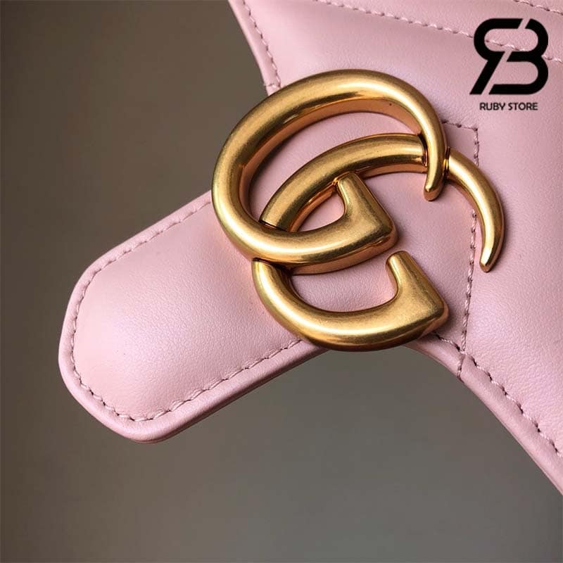 Túi Gucci GG Marmont Small Bag Hồng Nhạt 25CM Best Quality