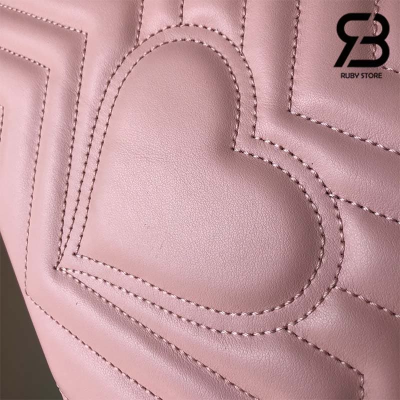 Túi Gucci GG Marmont Small Bag Hồng Nhạt 25CM Best Quality