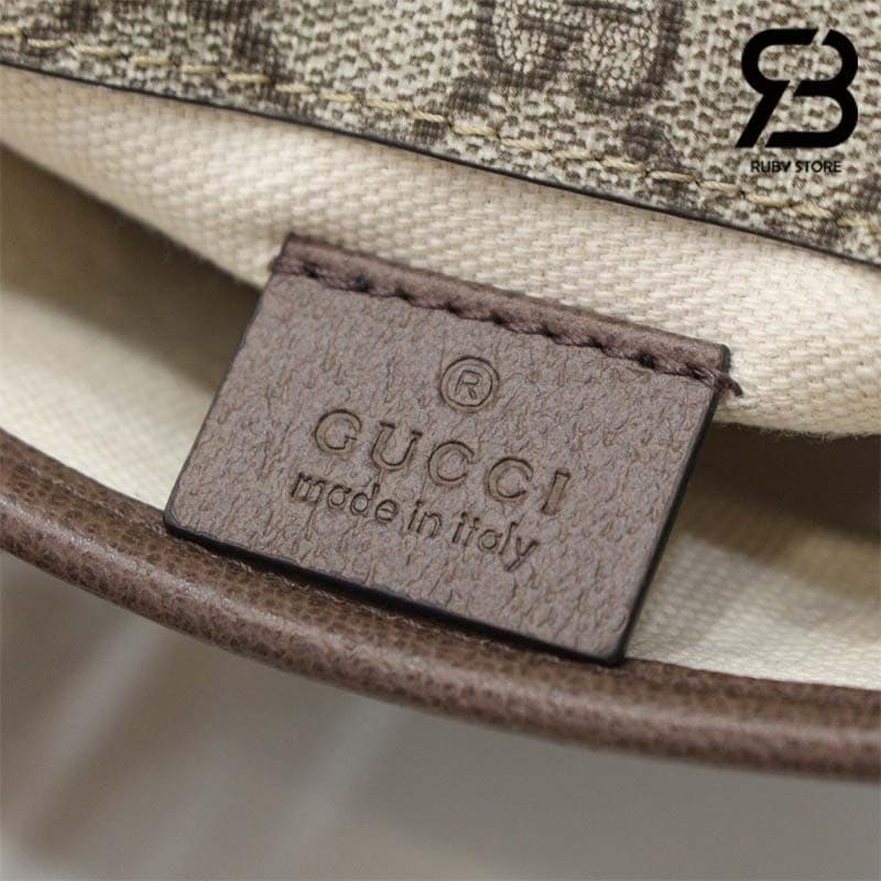 Túi Gucci Neo Vintage GG Supreme Belt Bag Nâu Best Qualit