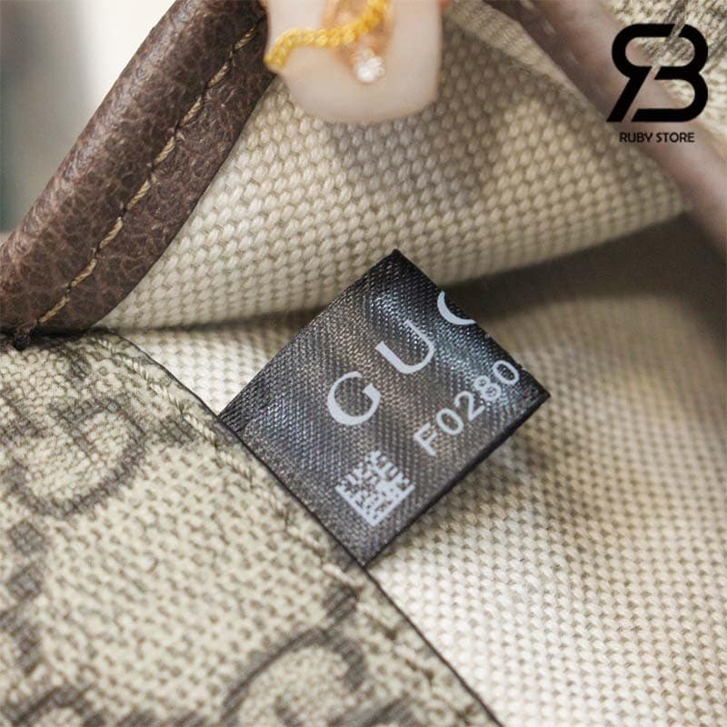 Túi Gucci Neo Vintage GG Supreme Belt Bag Nâu Best Qualit