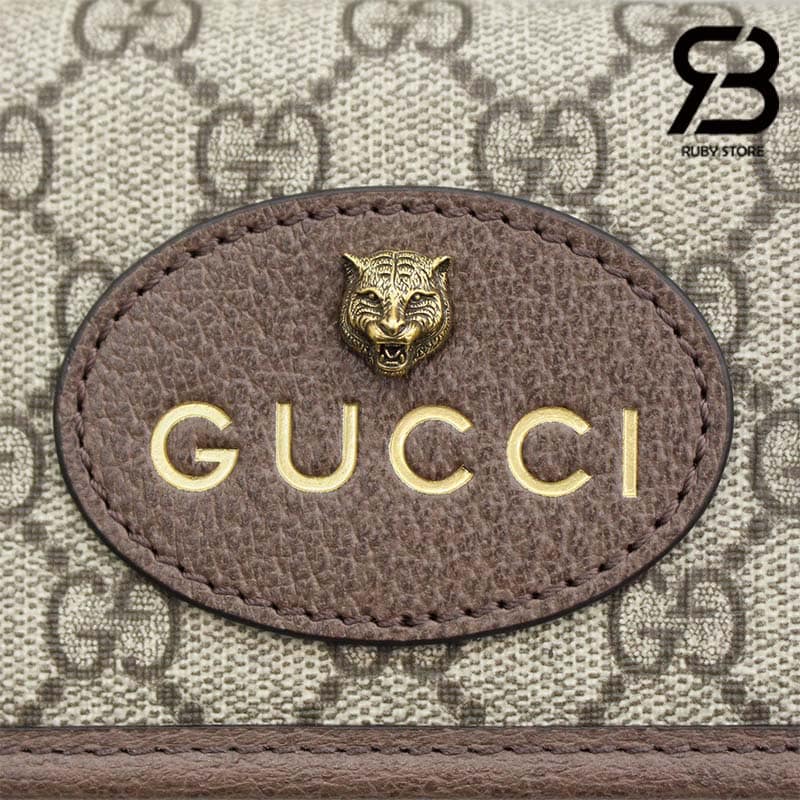 Túi Gucci Neo Vintage GG Supreme Belt Bag Nâu Best Qualit