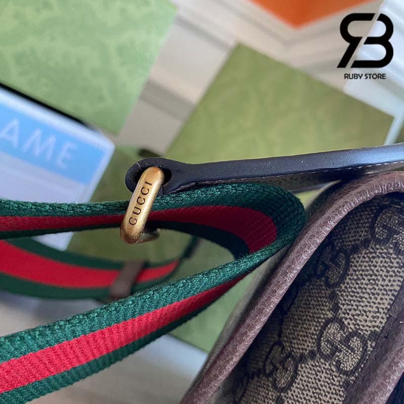 Túi Gucci Neo Vintage Small Messenger Bag Nâu GG Supreme Best Qualit