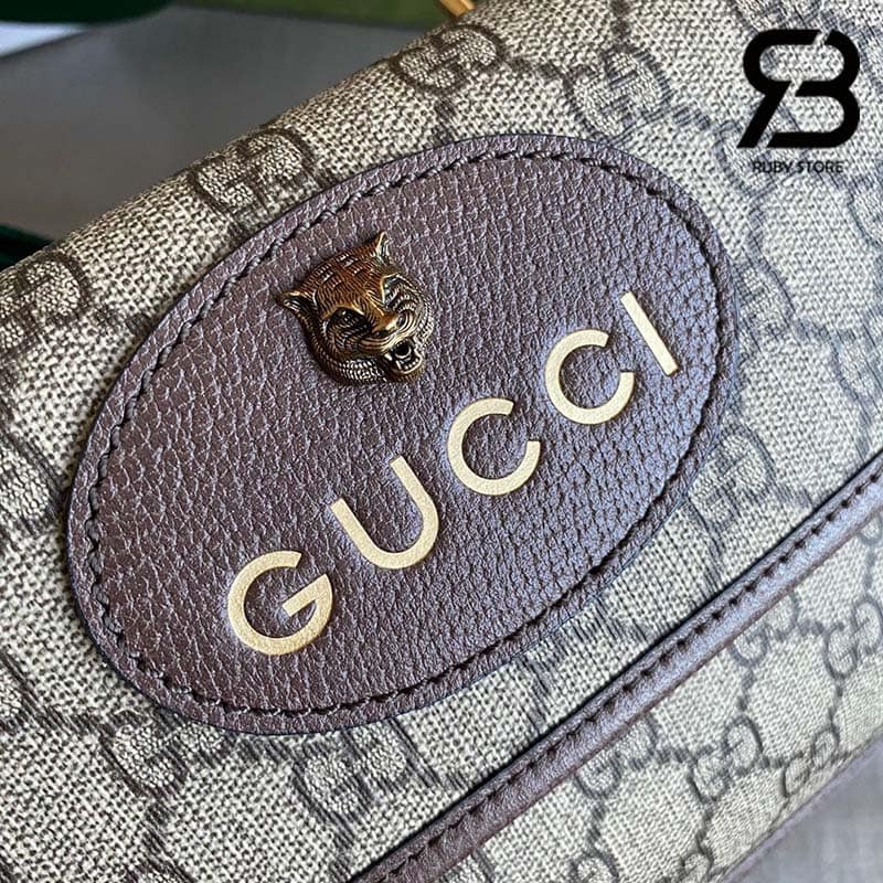 Túi Gucci Neo Vintage Small Messenger Bag Nâu GG Supreme Best Qualit