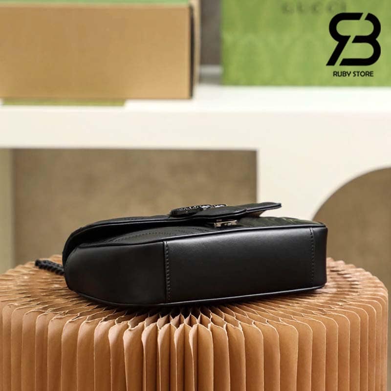 Túi Gucci GG Marmont Mini Shoulder Bag Đen So 22CM Best Quality