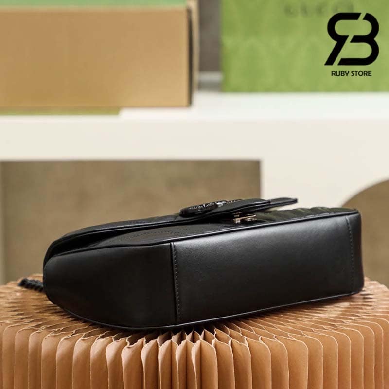 Túi Gucci GG Marmont Small Shoulder Bag Đen So 26CM Best Quality