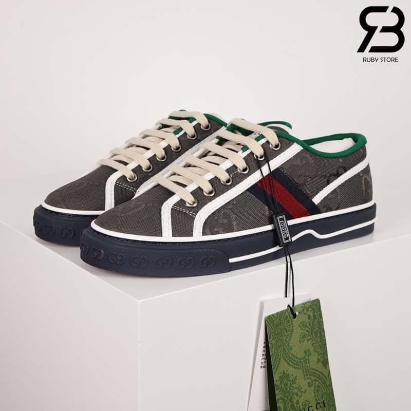 Giày Gucci Tennis 1977 Off The Grid Low Grey Xám Best Quality